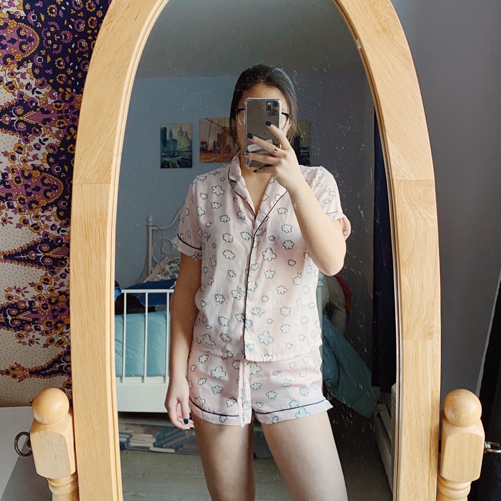 clouds pajamas set
